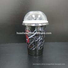 Hot Sale Cheap Plastic Clear 16oz Disposable Cup with Lid Plastic